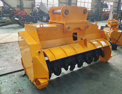 China Excavator Flail Mower Q355B/Q690D 250-14500kg Weight ISO9001 Certified à venda