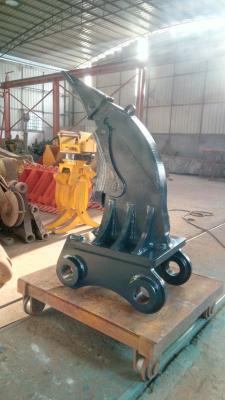 China Breaking Hard Ground Excavator Stump Ripper , Backhoe Ripper Attachment for sale