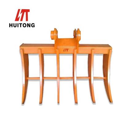 China High Standard HT Excavator Brush Rake Powerful Tool In Construction Works for sale