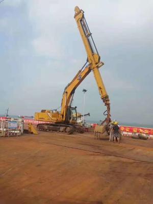 China Customization 27m Overlength long boom clamshell telescopic arm for excavator for sale