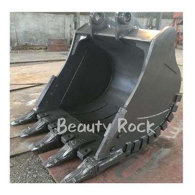 China PC300 OEM Heavy Duty Digging Hitachi Excavator Rock Bucket With Teeth for sale