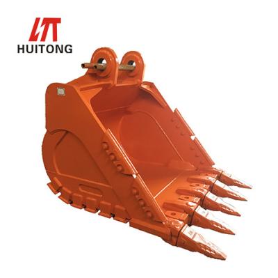 China Heavy Duty NM400 Excavator Rock Drilling Bucket for sale