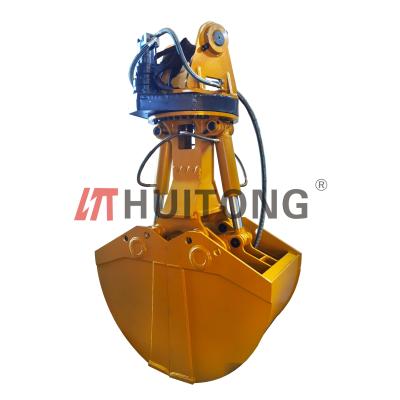 China Hyundai 1.5cbm Q355B Hydraulic Clamshell Bucket For Excavator for sale