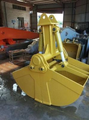 China 2200mm Length Excavator Clamshell Bucket Rotating Hydraulic Clamshell Grab Bucket for sale