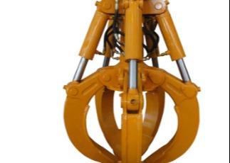 China Skid Steer Excavator Hydraulic Orange Peel Grab Customization for sale