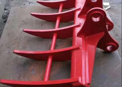 China PC PC312 Hydraulic Excavator Rock Rake For Construction for sale