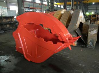 China Q355b Alloy Steel Wheel Loader Excavator Thumb Bucket for sale