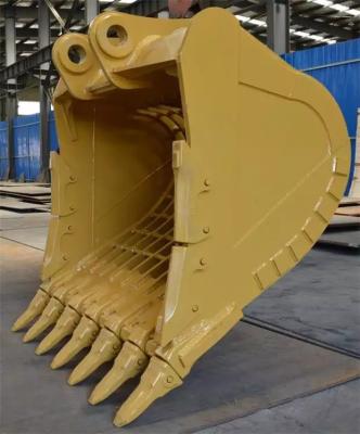 China 100mm Gaps Excavator 0.8-1.2M3 Skeleton Sieve Bucket For Doosan DH200 DH250 for sale