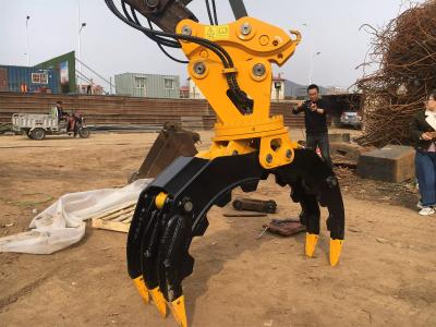 China Hyundai R60 R120 Excavator Hydraulic Grapple Mini Timber Grab for sale