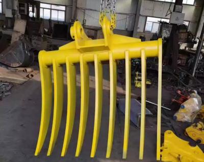 China 5-8 máquina escavadora Land Clearing Rake dos dentes para Kobelco SK120 SK150 à venda