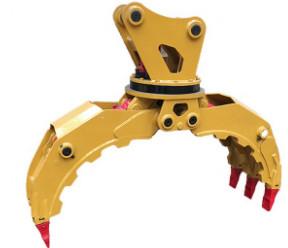 China SH240 Q690D Excavator Rotating Grapple Mechanical Type for sale