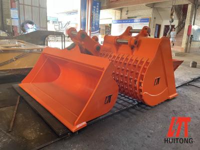 China 3-8 Tons Hydraulic Tilting Excavator Bucket 1200-1500mm Wide for sale