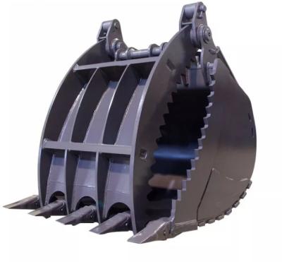 China Volvo Excavator Hydraulic Thumb Bucket For Power Stations for sale