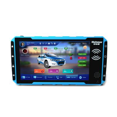 China 4 Channel 3G 4G GPS WIFI G SENSOR Smart Touch Monitor Car Video DSM Mobile DVR for sale