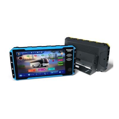 中国 マルチメディア 4G 車両 DVR DSM MDVR 6CH 1080P モバイル DVR 7 インチ TFT タッチスクリーン 販売のため