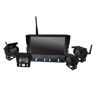 China 1 2 4 Channel Monitor Display Wireless 7 Inch WIFI Kit With Rechargeable Battery Pack for sale