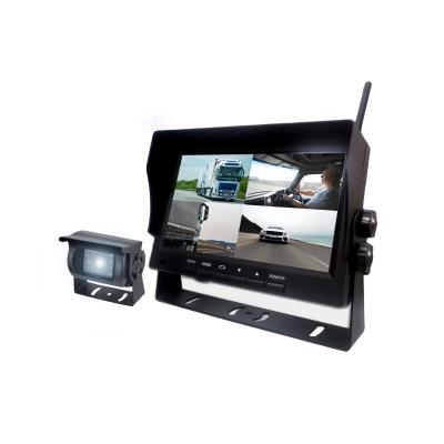 China 720P Kit de monitor de câmera de visão traseira sem fio de 7 polegadas com DVR à prova d'água IP67 à venda