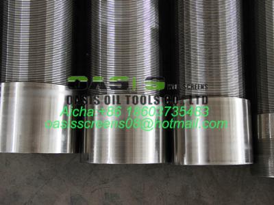 China 2017 Stainless Steel 304 New Bore Well Filter Pipe Wedge Wire Screens/Johnson Screens for sale