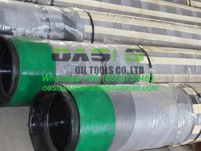 China Stainless steel 304 dual pre-packed water well filter pipes for well exploration for sale