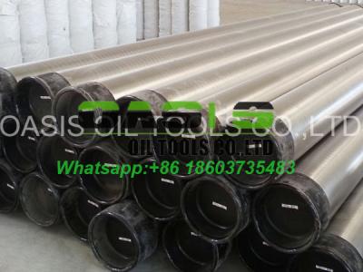 China 8 5/8inch 316L welded seam ERW stainless steel well casing pipes for sale