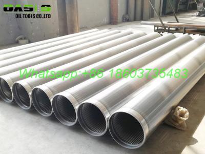 China Hot sale 6 5/8inch stainless steel 316L water well wire mesh Johnson screens for sale