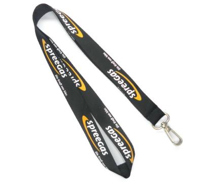 China Egg Hook Metal  Spring  Nylon Neck Strap Lanyards Customized 900  X 20 mm for sale