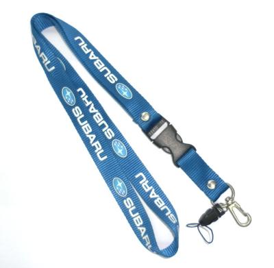 China 1 Side Multicolor Nylon Cell Phone Neck Lanyard Eco Friendly 20 X 800 + 100 mm for sale