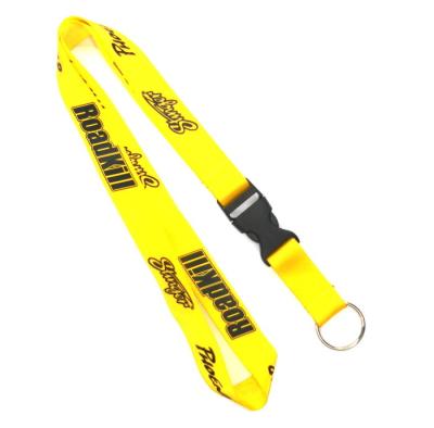 China Metal Ring Hook Trade Show Lanyards For Name Badges / Covered Button for sale