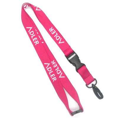 China 900mm X 20mm Red Woven Lanyards Personalized Cell Phone Neck Strap for sale