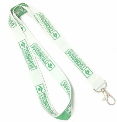 China Metal Hook Polyester Material Woven Lanyards For Promotion Gift  900*20 mm for sale