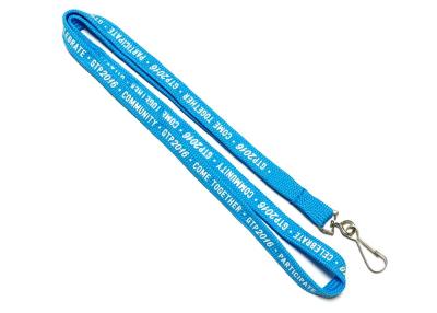 China Durable Material Tubular Lanyard With One Side Printing Logo 900*10mm for sale