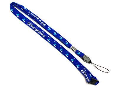 China Double Sided Identification Lanyards Safety Brake Clamp Mobile Phone Strap for sale