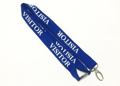 China Egg Hook Safety Break Matched Custom Polyester Lanyards Polyester Material For Sports for sale
