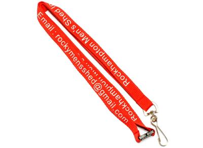 China Colorful Breakaway Neck Lanyards , Flat Polyester Lanyard For Cell Phone Line for sale