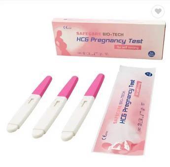 중국 HCG 임신 채뇨 자체 시험 3.0 밀리미터 임신 신속 시험 판매용