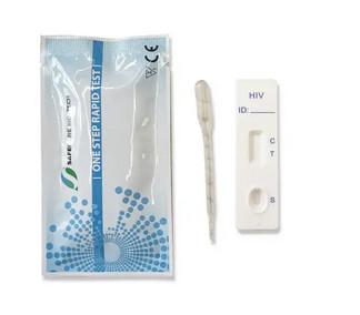 China One Step Saliva Test Kit Rapid Diagnostic 4.0mm Hiv Determine Test for sale