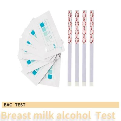 中国 ISOの急速な診断試験キットの信頼できる分析の母乳のアルコール度測定のストリップ 販売のため
