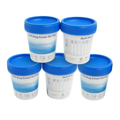 중국 집 병원을 위해 빠른 12 패널 아지빙산 디옥틸 소변 약물 시험 컵 다중 약물 판매용