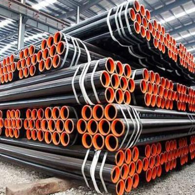 China grade Q345B Carbon Steel Pipe High Carbon Steel Tube with Plastic Caps for sale