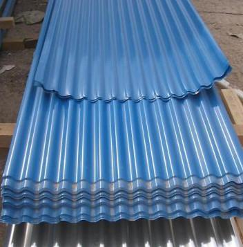 Chine L'OEM ondulé galvanisé de tôle d'acier a ridé des feuilles de toiture en métal 800mm à vendre