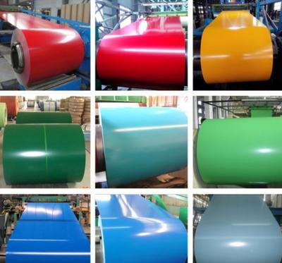 China Color Coated Prepainted Galvanized Cold Rolled Steel Strip PPGI DX51D SGCC for sale
