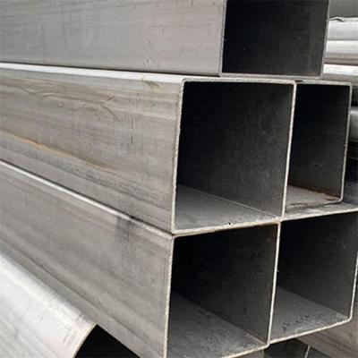 China 201 304 316 430 Stainless Steel Seamless Pipe 100mm Box Section for sale
