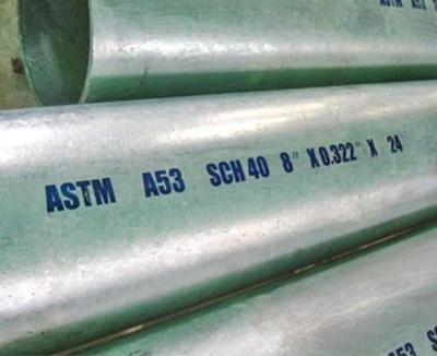 China Astm A53 Welded Seamless Carbon Steel Pipe For Chilled Water for sale