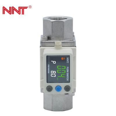 China NPF3W7 Series Digital Water Flow Switch Controller Karman Vortex Sensor 350L/min for sale