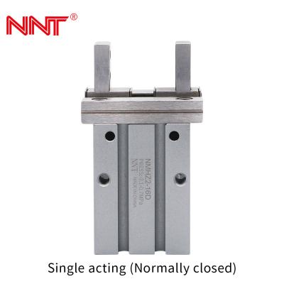 China NNT Parallel Pneumatic Linear Gripper Air Clamping Force CE approval for sale