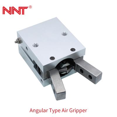 China Clamping Pneumatic Angular Gripper Double Acting CE Certificate for sale
