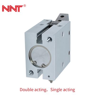 China Angular Industrial Pneumatic Cylinder 0.1~0.6MPa 2 Mounting Locations for sale