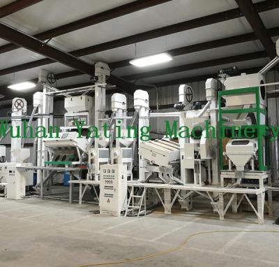 China Small Scale 40T/D Automatic Mini Rice Mill for sale