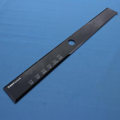 China Customized Long Shape Front Glass Panel for Control Appliance for sale