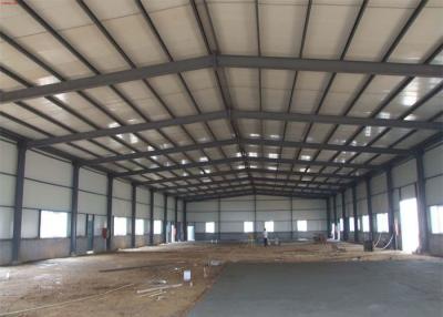 China Painted Prefabricated Steel Structures / Prefab Metal Warehouse Building for sale